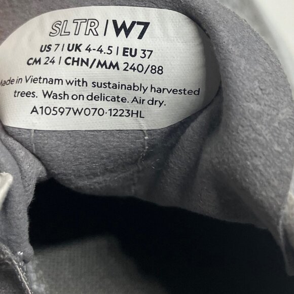 ALLBIRDS Women’s Tree Runners Sneakers Light Gray W7 Sustainable Comfort - Picture 7 of 11